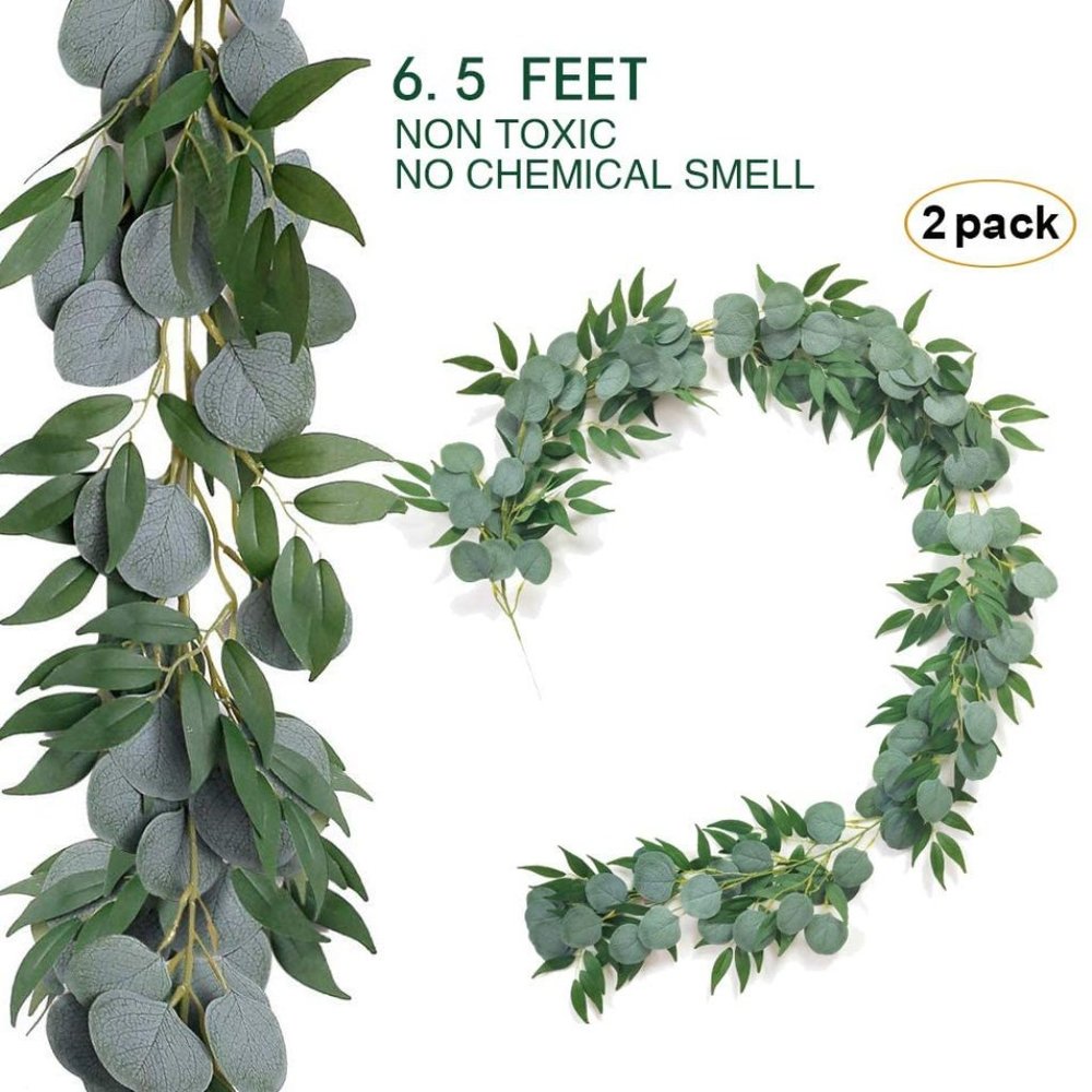2 Pack Artificial Eucalyptus Garland